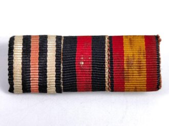 3er Bandspange eines Weltkriegsveteranen und Spanienkämpfers , Breite 45 mm