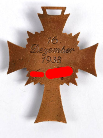 Ehrenkreuz der Deutschen Mutter ( Mutterkreuz ) in Bronze
