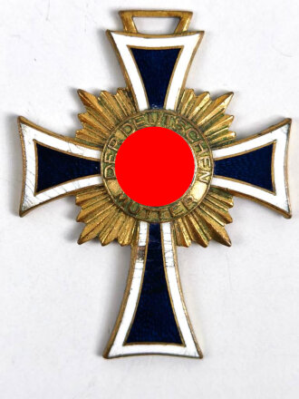 Ehrenkreuz der Deutschen Mutter ( Mutterkreuz ) in Gold, Emailleschäden