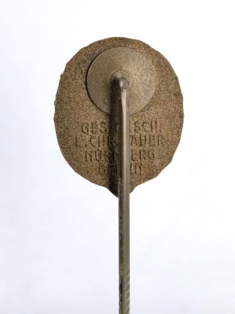 Miniatur, Deutsches Reiterabzeichen in Bronze, Größe 16 mm