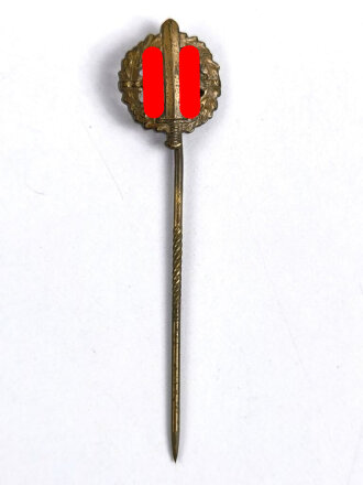 Miniatur, SA- Sportabzeichen in Bronze, Größe 16 mm