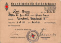 Umfangreiches Papierkonvolut eines Hitler-Jugend Angehörigen aus Bad Schwalbach.