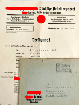 Hitler-Jugend, Gebiet Hessen-Nassau "Verfügung!...