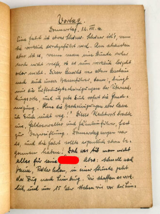 Führerfahrt der Fähnlein 1/80 vom 23. bis 29,8.1940 - Fahrbericht, mit Bildern, DIN A5