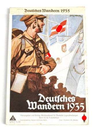 Reichsverband für Deutsche Jugendherbergen, Wandkalender "Deutsches Wandern 1935"