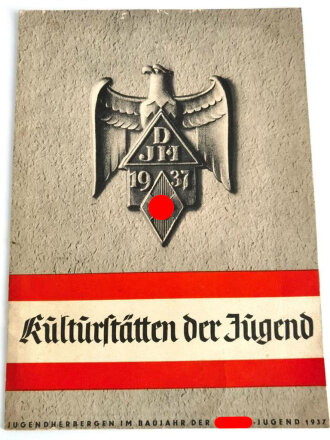 "Kulturstätten der Jugend" Jugendherbergen im Baujahr der Hitler-Jugend 1937, DIN A4
