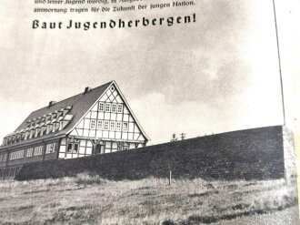 "Kulturstätten der Jugend" Jugendherbergen im Baujahr der Hitler-Jugend 1937, DIN A4