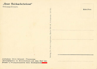 Ansichtskarte "Unser Reichsarbeitsdienst -...