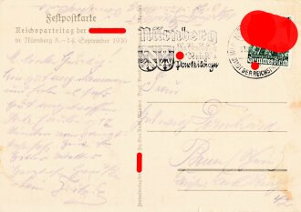 Ansichtskarte "Reichsparteitag 1936 Nürnberg"