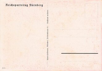 Ansichtskarte "Ein Volk ein Reich ein Führer - Reichsparteitag Nürnberg"