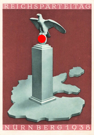 Ansichtskarte "Reichsparteitag 1938 Nürnberg"