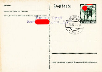 Ansichtskarte "13. März 1938 - Ein Volk, Ein Reich, Ein Rührer"