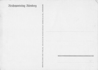 Ansichtskarte Reichsparteitag Nürnberg "Ankunft...