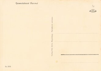 Ansichtskarte "Generaloberst Rommel"