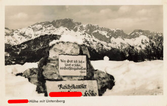 Ansichtskarte "Adolf-Hitler-Höhe mit...