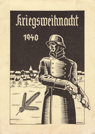 Ansichtskarte "Kriegsweihnacht 1940"