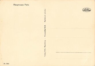 Ansichtskarte "Hauptmann Pelz"
