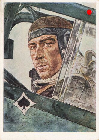 Ansichtskarte "W. Willrich - Oberstleutnant Mölders"