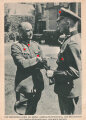 Ansichtskarte "Der Oberbefehlshaber der Heeres, Generalfeldmarschall von Brauchitsch mit Generalfeldmarschall von Bock"