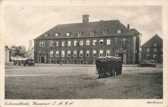 Ansichtskarte "Eckernförde, Kaserne - I. M. E. A,"