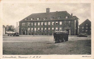 Ansichtskarte "Eckernförde, Kaserne - I. M. E....