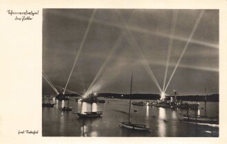 Ansichtskarte "Kriegsmarine Flotte" datiert 1939