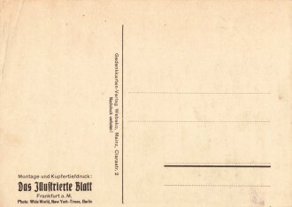 Ansichtskarte "Hindenburg am freien deutschen Rhein 1930"