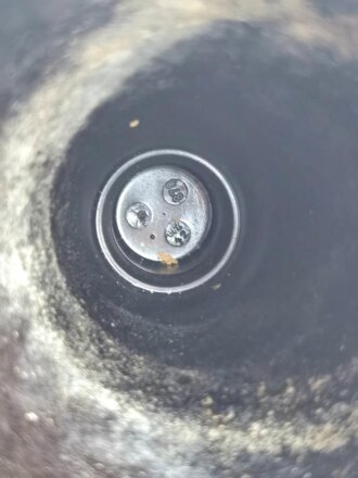 Luftwaffe "Zünderbüchse 3" für Bordwaffenmunition, Raketen-Doppelzünder S/60 (R-Dopp.Z. S/60),  Gesamthöhe 14,5cm