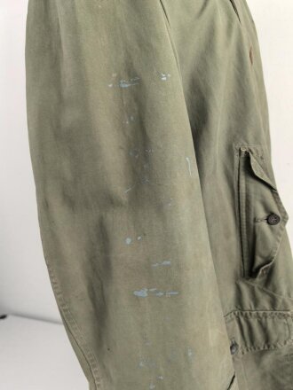Windbluse alter Art  für Gebirgstruppen der Wehrmacht. Getragenes Stück in gutem Gesamtzustand