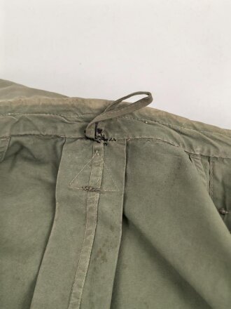 Windbluse alter Art  für Gebirgstruppen der Wehrmacht. Getragenes Stück in gutem Gesamtzustand