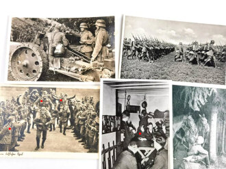 5 Stück Ansichtskarten Wehrmacht Heer