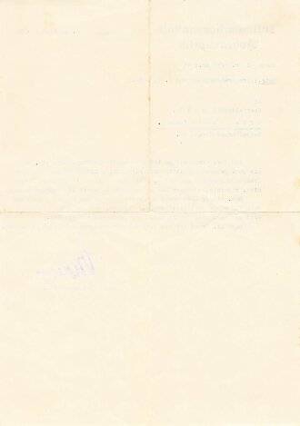 Luftmunitionsanstalt Hohenleipisch. Briefverkehr Krankmeldung, Urlaubsgenehmigung von 1938