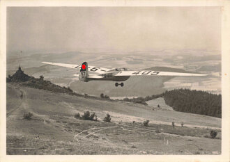 Ansichtskarte "Flieger-Hitler-Jugend - Start eines Doppelsitzer-Segelflugzeuges"