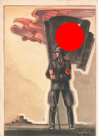 Ansichtskarte "Tag der Deutschen Polizei 1941"
