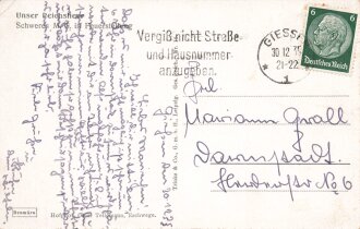 Ansichtskarte "Unser Reichsheer - Schweres M.G. in...