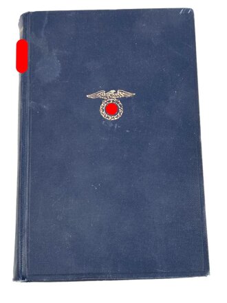 Adolf Hitler " Mein Kampf" blaue Ganzleinenausgabe von 1940. Widmung der Industrie - und Handelskammer Koblenz von 1941