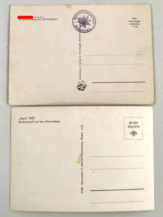 Deutschland nach 1945, 2 Ansichtskarten...