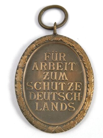 Deutsches Schutzwall Ehrenzeichen, Buntmetall