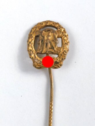 Miniatur, Deutsches Reichssportabzeichen DRL in Gold,...