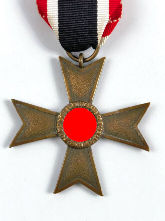 Kriegsverdienstkreuz 2. Klasse 1939 ohne Schwerter am Band, Buntmetall