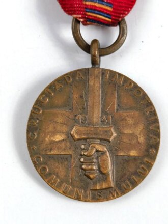 Rumänien Medaille zur Erinnerung an den Kreuzzug...