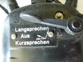 Sprechgarnitur für Kriegsmarine Geschützbedienung, Kabel z.T. defekt, sonst guter Zustand