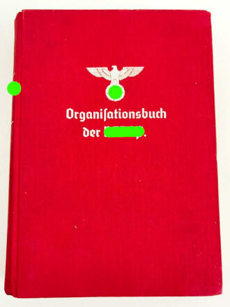 Organisationsbuch der NSDAP, Auflage 1936 , 550 Seiten,...