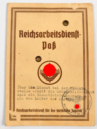 RAD Reichsarbeitsdienst, Arbeitsdienst für die...