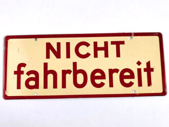 Schild für KFZ Instandsetzungseinheiten der Wehrmacht 10 x 25cm