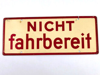 Schild für KFZ Instandsetzungseinheiten der...