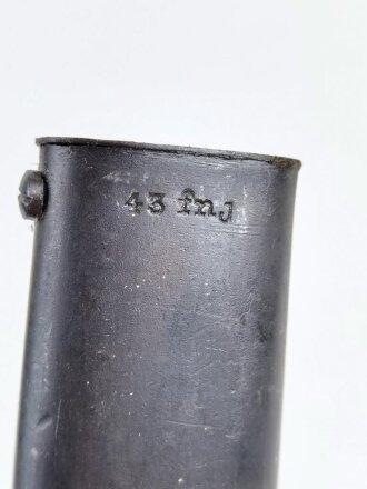 Wehrmacht, Seitengewehr 84/98 für K98 , nummerngleiches Stück von 43fnj
