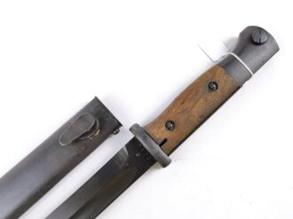 Wehrmacht, Seitengewehr 84/98 für K98 , nummerngleiches Stück von 43fnj