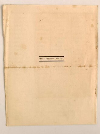 Mitgliederverzeichnis des Vereins der Offiziere des ehemaligen Infanterie Regiment 257 vom Winter 1929, 1930