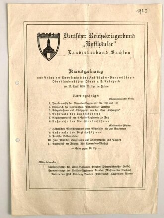 Kundgebung des deutschen Reichskriegerbund...